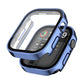 Frerndorf | Life Waterproof 2 in 1 PC Rahmen + Gehärtetes Glas Schutzhülle für Apple Watch Series 6 / 5 / 4 / SE 40mm (Blau)