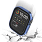 Frerndorf | Life Waterproof 2 in 1 PC Rahmen + Gehärtetes Glas Schutzhülle für Apple Watch Series 6 / 5 / 4 / SE 40mm (Blau)