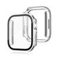 Frerndorf | Life Waterproof 2 in 1 PC Rahmen + Gehärtetes Glas Schutzcase für Apple Watch Series 6 / 5 / 4 / SE 40mm(Silber)