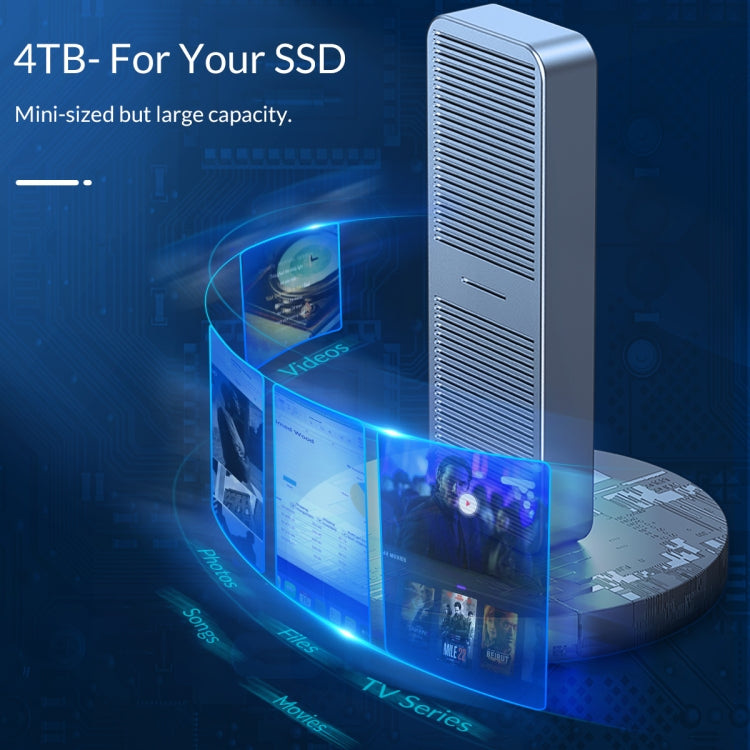 Frendorf | ORICO M223C3-G4-SV USB3.2 20Gbps M.2 NVMe SSD Gehäuse (Silber)