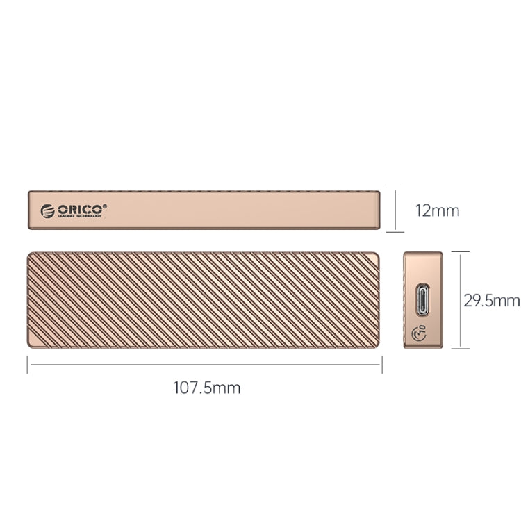 Frendorf | ORICO M212C3-G2-RG 10Gbps M.2 NVMe SSD Gehäuse (Gold)