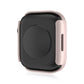 Frerndorf | Life Wasserfest Frosted 2 in 1 PC Rahmen + Gehärtetes Glas Schutzhülle Für Apple Watch Series 6 / 5 / 4 / SE 40mm (Rosa)