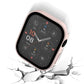 Frerndorf | Life Wasserfest Frosted 2 in 1 PC Rahmen + Gehärtetes Glas Schutzhülle Für Apple Watch Series 6 / 5 / 4 / SE 40mm (Rosa)