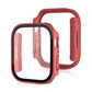 Frerndorf | Life Wasserdicht Frosted 2 in 1 PC Rahmen + Gehärtetes Glas Schutzhülle Für Apple Watch Series 6 / 5 / 4 / SE 40mm(Rot)