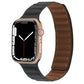 Frerndorf | Magnetisches zweiteiliges Loop Slim Leder-Uhrenband für Apple Watch Series 9&8&7 41mm / SE 3&SE 2&6&SE&5&4 40mm / 3&2&1 38mm (Schwarz)