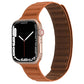 Frerndorf | Magnetisches zweifarbige Schlaufen Slim Leder Armband für Apple Watch Serie 9&8&7 41mm / SE 3&SE 2&6&SE&5&4 40mm / 3&2&1 38mm (Goldbraun)