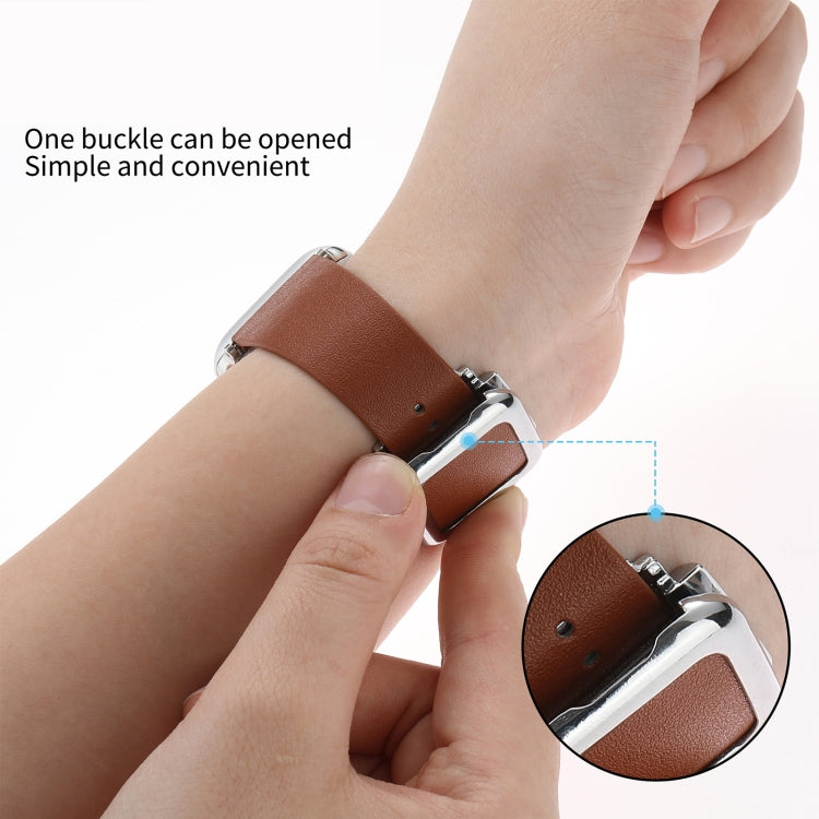 Frendorf | Schwarzes Quadrat Schnalle Silikonarmband für Apple Watch Series 9&8&7 41mm / SE 3&SE 2&6&SE&5&4 40mm / 3&2&1 38mm (Rosa)
