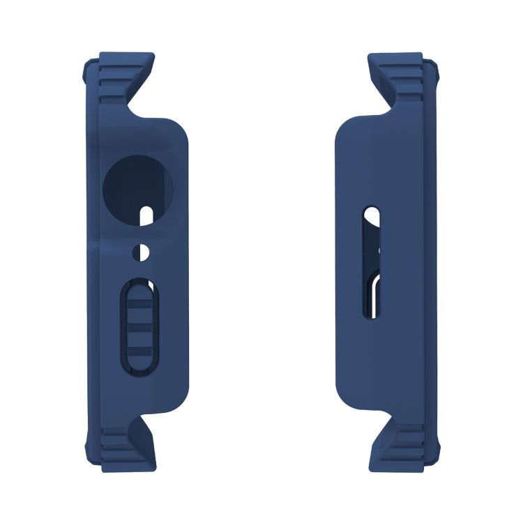 Frendorf | 2 in 1 Bildschirm Gehärtetes Glas Folie Schutzhülle Für Apple Watch Serie 6 / 5 / 4 / SE 40mm (Mitternachtsblau)