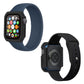 Frendorf | 2 in 1 Bildschirm Panzerglasfolie Schutzhülle Für Apple Watch Series 3 & 2 & 1 38mm (Schwarz)