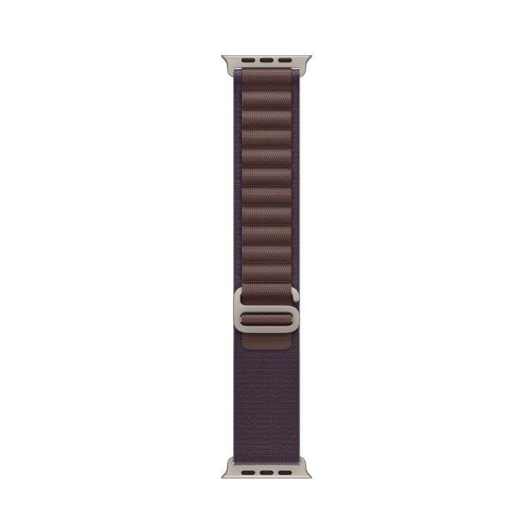 Frerndorf | Nylon Loop-Uhrenarmband für Apple Watch 46mm / 49mm / 45mm / 44mm (Indigo Blau)