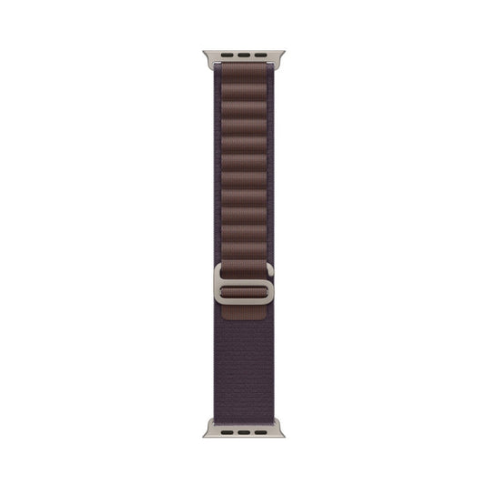 Frerndorf | Nylon Loop-Uhrenarmband für Apple Watch 46mm / 49mm / 45mm / 44mm (Indigo Blau)