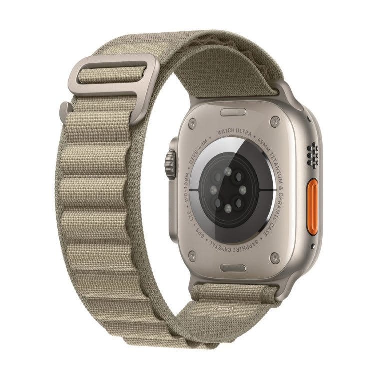 Frerndorf | Nylon Loop Uhrband für Apple Watch 46mm / 49mm / 45mm / 44mm (Olive)