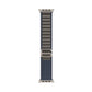 Frerndorf | Nylon Loop-Uhrenarmband für Apple Watch 46mm / 49mm / 45mm / 44mm (Blau)