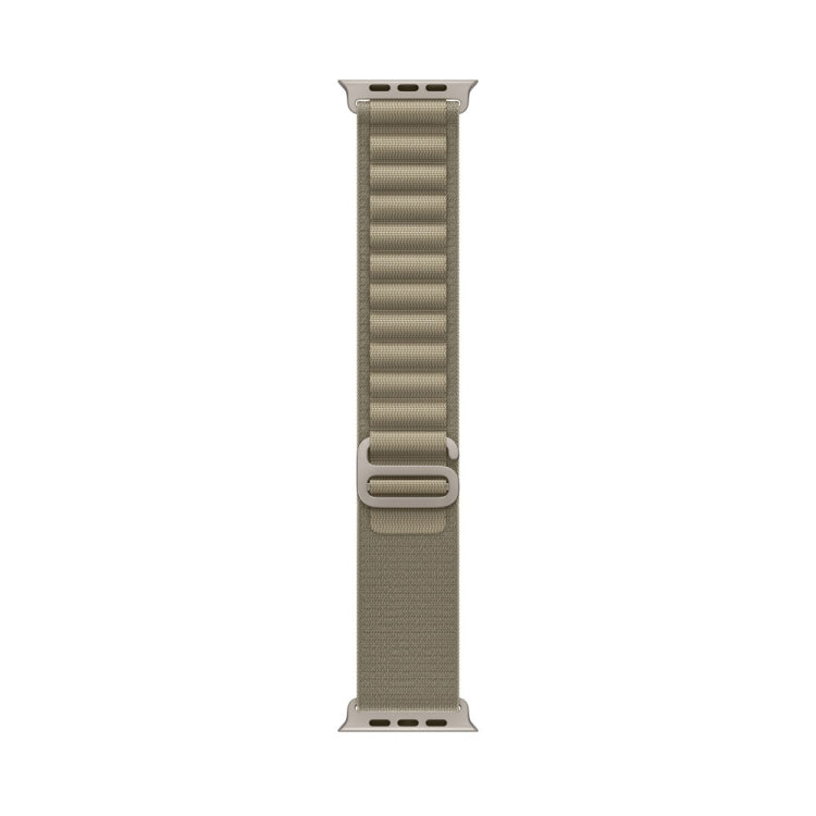 Frerndorf | Nylon Loop Uhrband für Apple Watch 42mm / 41mm / 40mm / 38mm (Oliv)