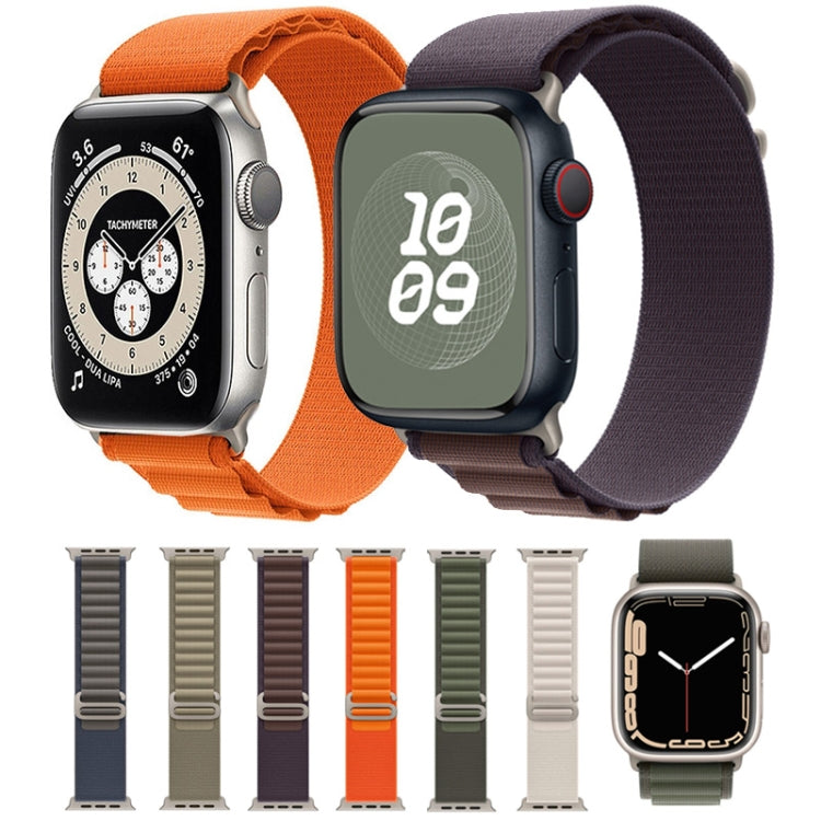 Frerndorf | Nylon Loop Uhrband für Apple Watch 42mm / 41mm / 40mm / 38mm (Oliv)