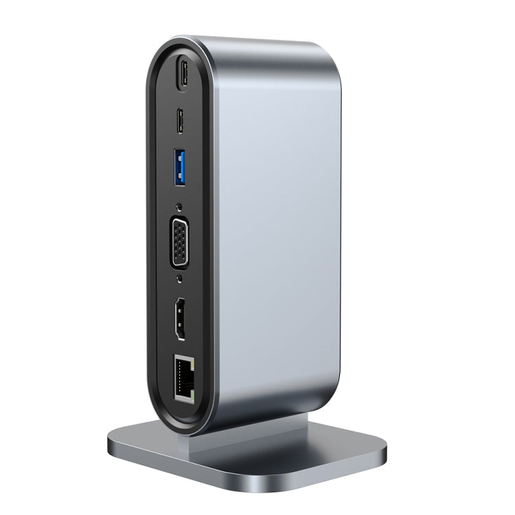 Frendorf | 12 in 1 USB-C / Type-C Vertikaler Multi-Schnittstellen HUB Adapter
