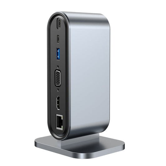 Frendorf | 12 in 1 USB-C / Type-C Vertikaler Multi-Schnittstellen HUB Adapter