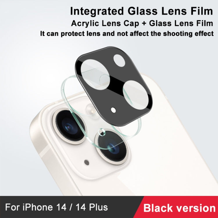 Frendorf | Für iPhone 14 / 14 Plus imak Hochauflösende Integrierte Glaslinse Film Schwarze Version