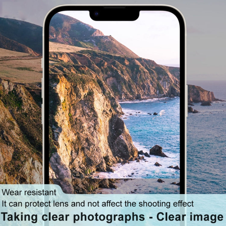 Frendorf | Für iPhone 14 / 14 Plus imak Hochauflösende Integrierte Glaslinse Film Schwarze Version