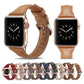 Frendorf | Für Apple Watch 5/4 40mm & 3/2/1 38mm Dünnes Lederuhrband (Rot)