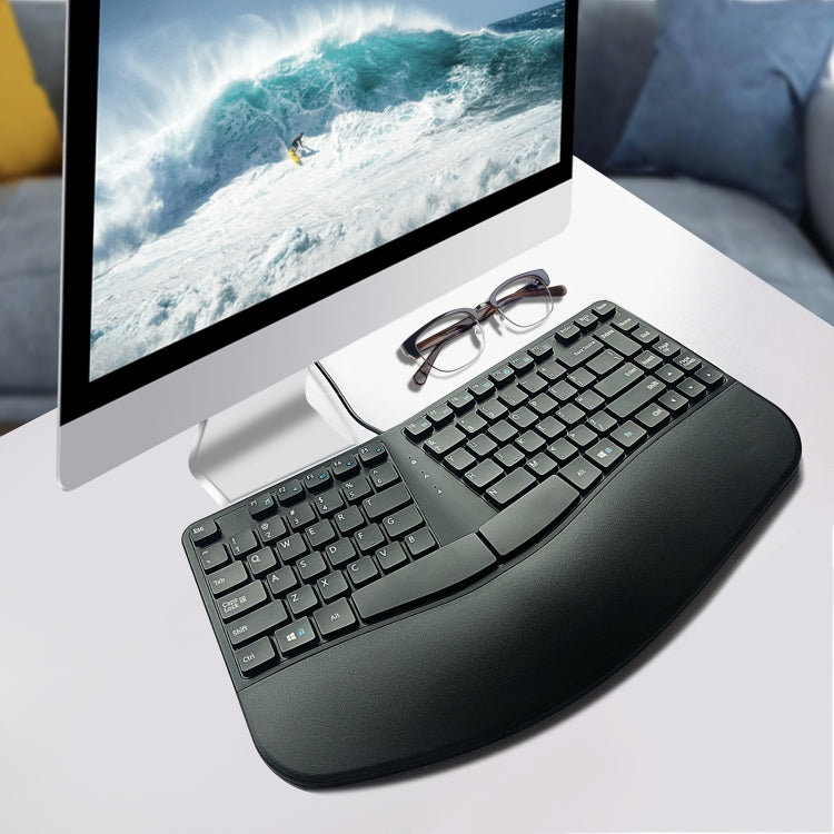 Frendorf | 390B 87-Tasten Ergonomische Geteilte Verdrahtete Tastatur