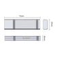 Frendorf | ORICO 64GB USB-A USB3.2 Gen1 USB Flash Drive, Read 260MB/s, Write 50MB/s (Silber)