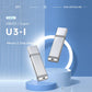 Frendorf | ORICO 64GB USB-A USB3.2 Gen1 USB Flash Drive, Read 260MB/s, Write 50MB/s (Silber)