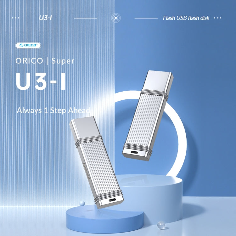 Frendorf | ORICO 64GB USB-A USB3.2 Gen1 USB Flash Drive, Read 260MB/s, Write 50MB/s (Silber)