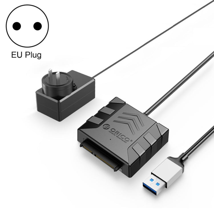 Frendorf | ORICO UTS1 USB 3.0 2.5-Zoll SATA HDD Adapter mit 12V 2A Netzteil, Kabellänge: 0,3m (EU-Stecker)