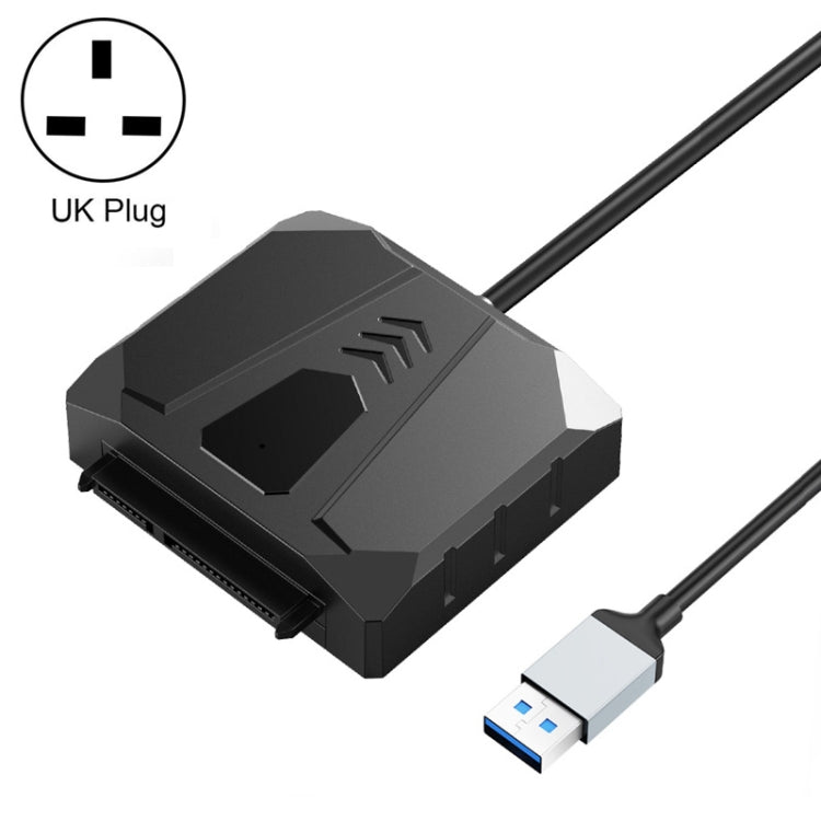 Frendorf | ORICO UTS2 USB 3.0 2.5-Zoll SATA HDD Adapter mit 12V 2A Netzadapter, Kabellänge: 1m (UK-Stecker)