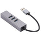 Frendorf | SL-030 USB zu Gigabit Ethernet RJ45 & 3 x USB 3.0 Adapter Konverter HUB(Grau)
