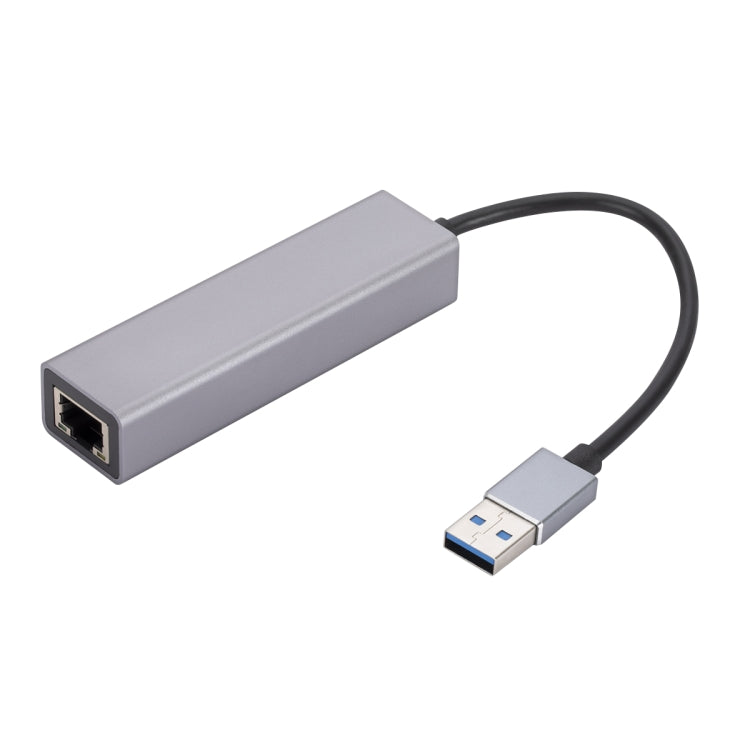 Frendorf | SL-030 USB zu Gigabit Ethernet RJ45 & 3 x USB 3.0 Adapter Konverter HUB(Grau)
