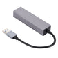 Frendorf | SL-030 USB zu Gigabit Ethernet RJ45 & 3 x USB 3.0 Adapter Konverter HUB(Grau)