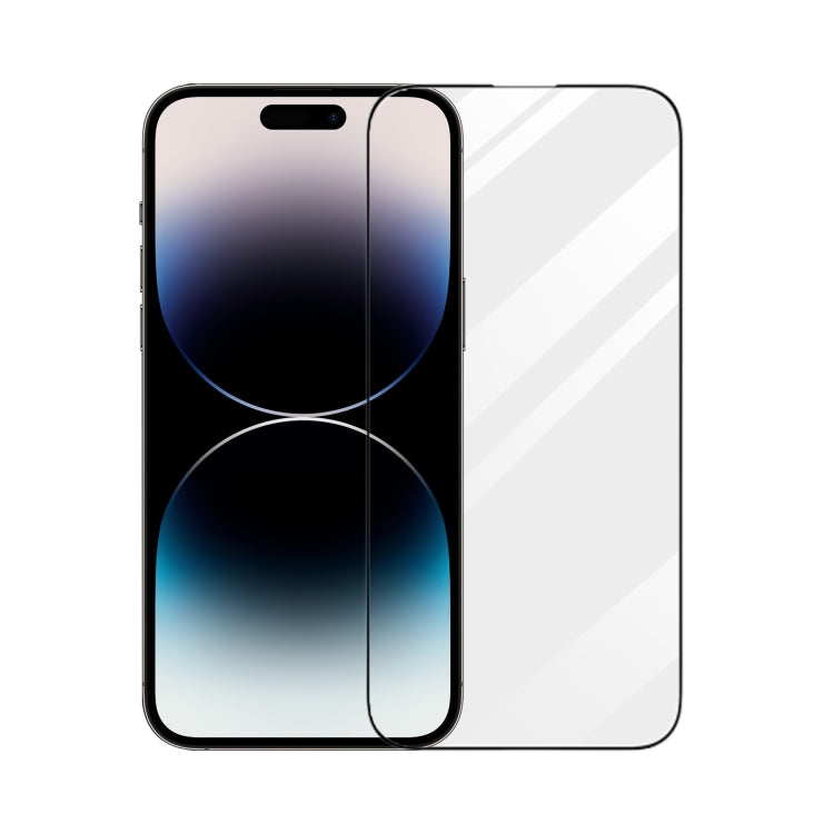 Frendorf | Für iPhone 14 Pro Max TOTUDESIGN AB-057 HD Seidenbild Staubdicht Tempered Glass Film