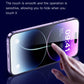 Frendorf | Für iPhone 14 Pro Max TOTUDESIGN AB-057 HD Seidenbild Staubdicht Tempered Glass Film