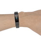 Frendorf | Für Huawei Band 4 Pro (TER-B29S) / Band 3 Pro (TER-B29) / Band 3 (TER-B09) Drei Perlen Stahl Handgelenkarmband Uhrband (Rosa Pink)