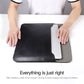 Frendorf | Für 13,3 / 13,6 / 14 Zoll Laptop Ultra-dünne Leder Laptop Hülle (Braun)