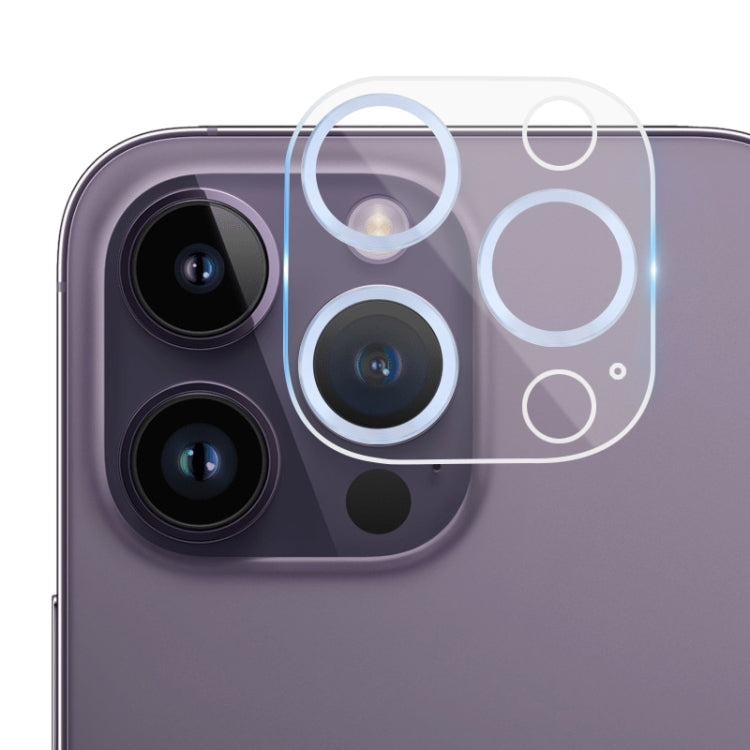 Frendorf | Für iPhone 14 Pro Max / 14 Pro Tempered Glass CD Texture Back Camera Film (Blau)