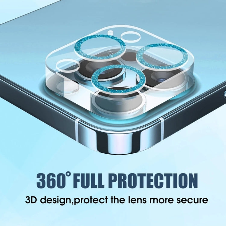 Frendorf | Für iPhone 14 Pro Max / 14 Pro Tempered Glass CD Texture Back Camera Film (Blau)