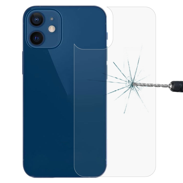 Frendorf | Für iPhone 12 mini 9H 2.5D Halbscreen Transparent Rückseitige Gehärtete Glasfolie