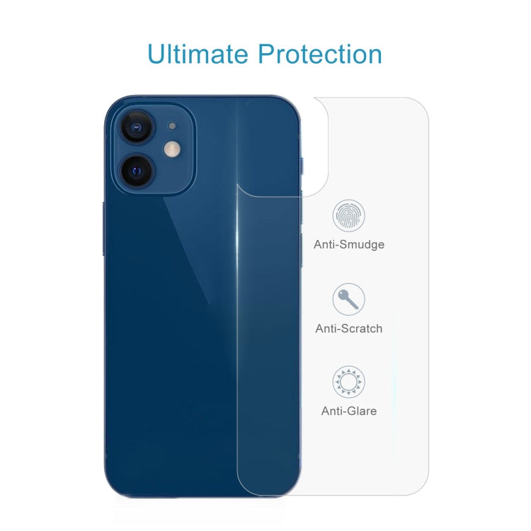 Frendorf | Für iPhone 12 mini 9H 2.5D Halbscreen Transparent Rückseitige Gehärtete Glasfolie