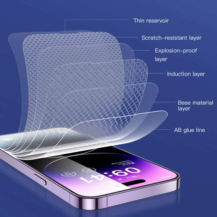 Frendorf | Für iPhone 14 Pro TOTU AB-074 Zero Sense Series Gaming Frosted Vollbild-Tempered-Folie