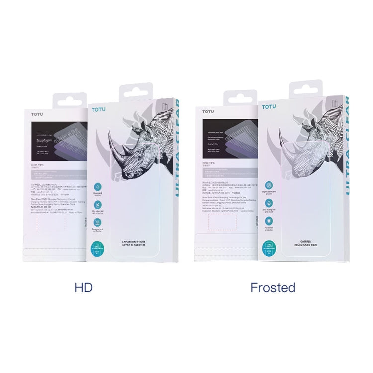 Frendorf | Für iPhone 14 Pro TOTU AB-074 Zero Sense Series Gaming Frosted Vollbild-Tempered-Folie