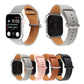 Frendorf | Für Apple Watch Serie 7 41mm / 6 & SE & 5 & 4 40mm / 3 & 2 & 1 38mm Einfarbiges Echtes Leder Armband (Rosa)