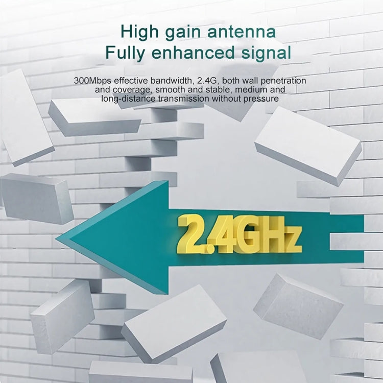 Frendorf | Wavlink WN578W2 300Mbps 2.4GHz WiFi Extender Repeater Heim-Wireless-Signalverstärker (AU-Stecker)
