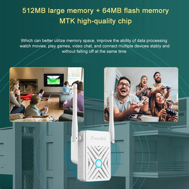 Frendorf | Wavlink WN578W2 300Mbps 2.4GHz WiFi Extender Repeater Heim-Wireless-Signalverstärker (AU-Stecker)