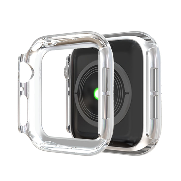 Frendorf | Für Apple Watch Series 3 & 2 & 1 38mm Doppelte Reihe Diamanten PC Schutzhülle (Silber)