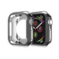 Frendorf | Für Apple Watch Series 5 & 4 40mm Plattierung TPU Rundloch-Hohl-Schutzgehäuse (Schwarz)