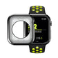 Frendorf | Für Apple Watch Series 5 & 4 40mm Plattierung TPU Rundloch-Hohl-Schutzgehäuse (Schwarz)