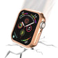 Frendorf | Für Apple Watch Series 5 & 4 40mm Plattierung TPU Rundloch Hohlraum Schutzgehäuse (Roségold)
